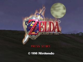 The Legend Of Zelda - Ocarina Of Time Collectors Edition title screen for Nintendo 64